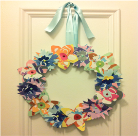Craft Project #3: Festive Floral Wreath