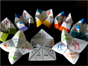 Craft Project #4: Bilingual Fortune Teller